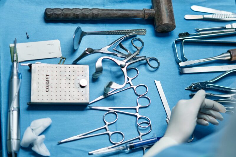 Variety of surgical unit equipment