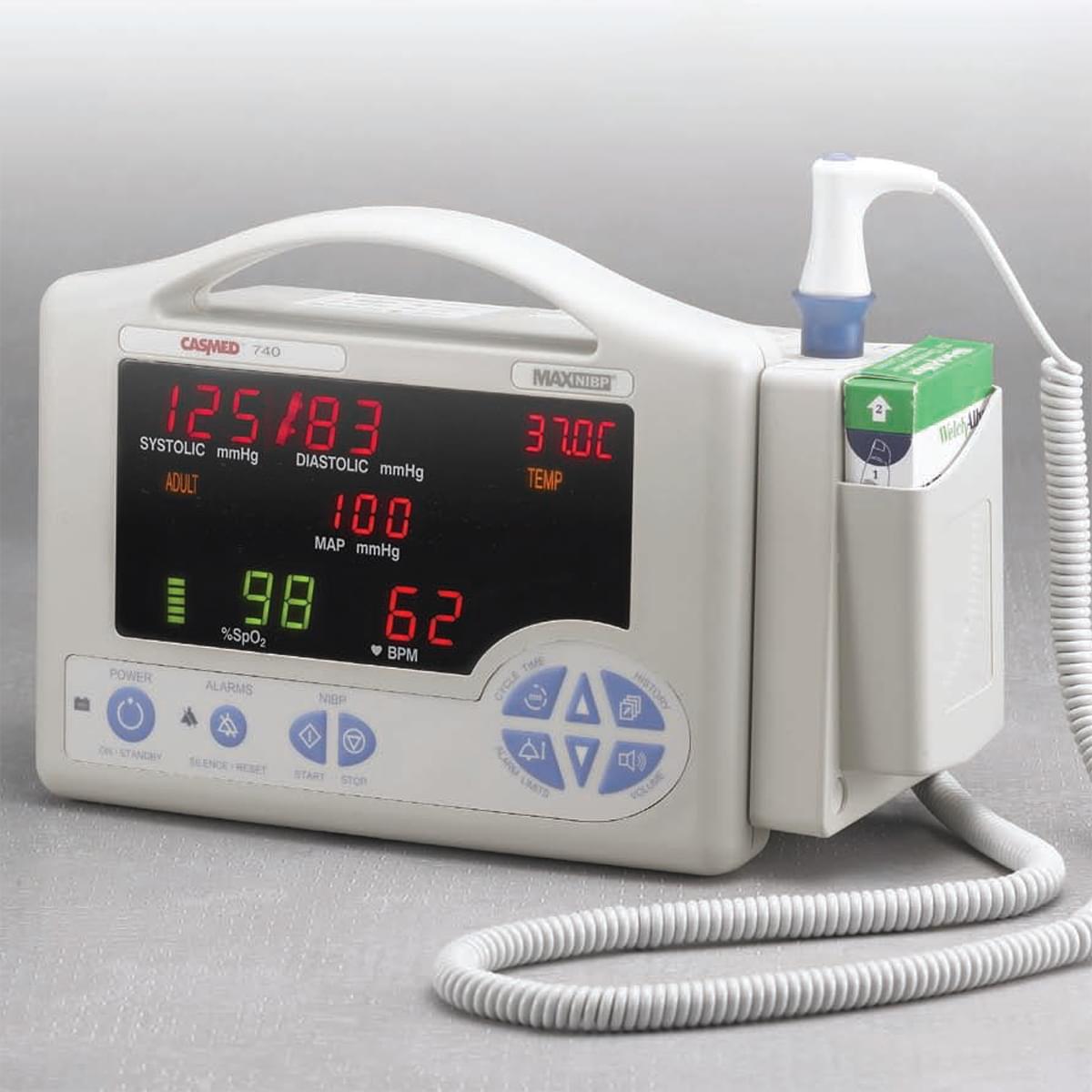 CASMED 740 MAX NIBP Patient Vital Signs Monitor 1 Medical equipment suppliers in Kenya - CASMED 740 MAX NIBP Patient Vital Signs Monitor