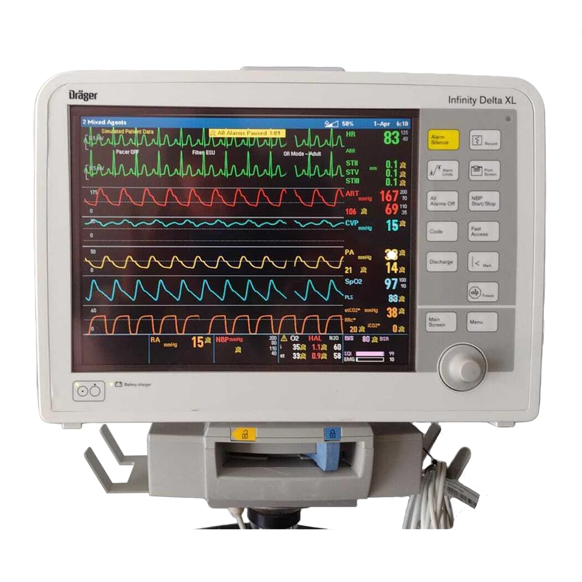 DRAGER Infinity Delta XL Patient Monitor 1 Medical equipment suppliers in Kenya - DRAGER Infinity Delta XL Patient Monitor